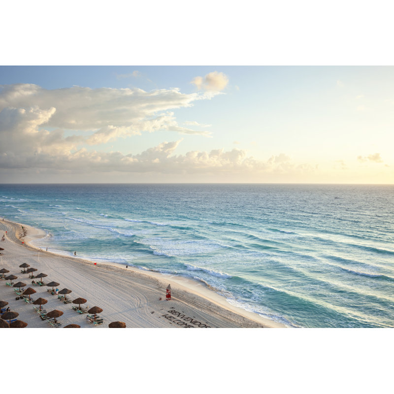 Beach In Cancun by Willard - Wrapped Canvas Print, 30cm H x 46cm W x 3.8cm D