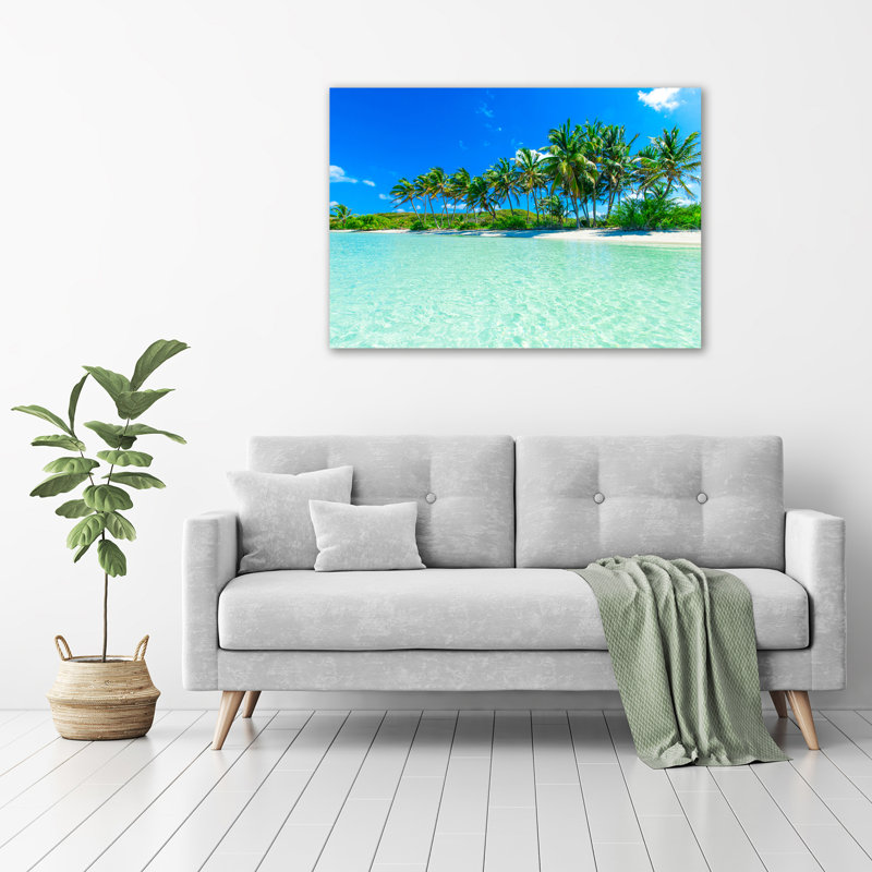 Tropical Beach - Wrapped Canvas Print