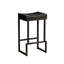 Tabouret de comptoir rembourré avec structure et repose-pieds en métal, tabouret de bar à hauteur de siège sans dossier-149472987-149472986-149472988