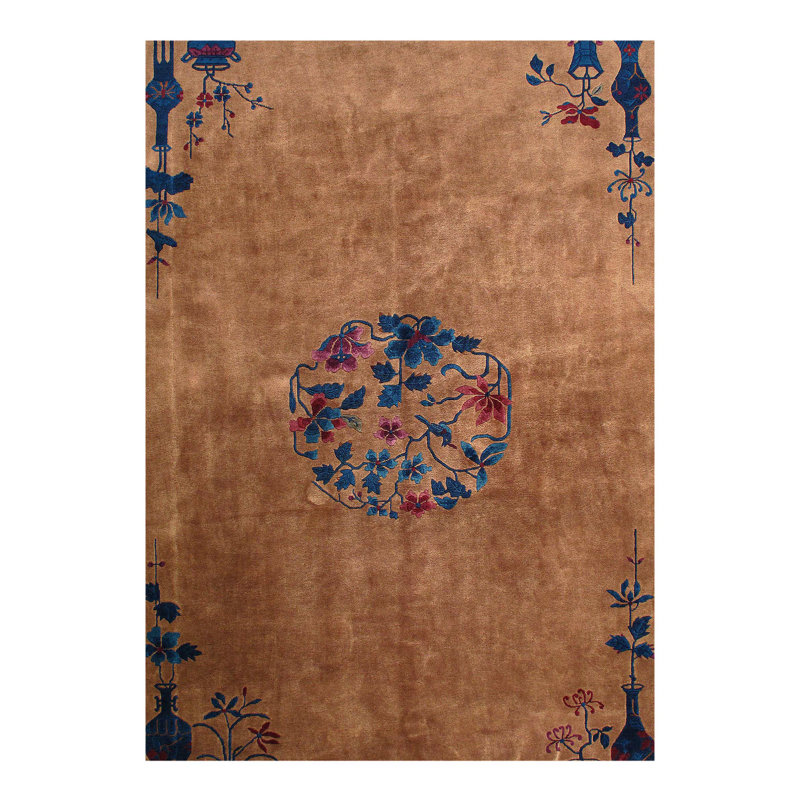 One-of-a-Kind Rectangle 9'31" X 11'8" Hand Knotted Area Rug