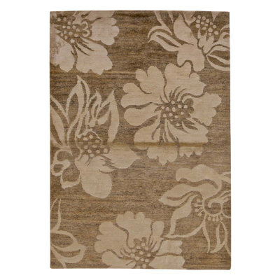 Wool Floral Area Rug