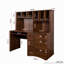 Bureau d'ordinateur à domicile avec huche-409040378