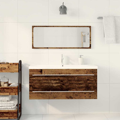 38.5mm Single Bathroom Vanity with Basin