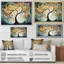 Arbre jaune majestueux jaune et gris - arbres, art mural-1550600628-1550600635