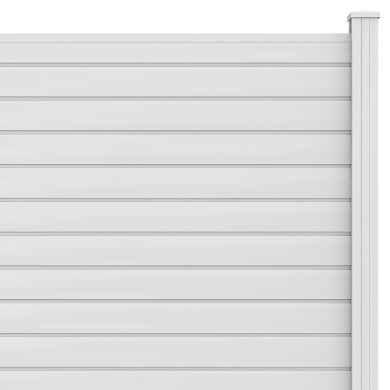 Clôture extérieure en PVC 2 panneaux l 50 po x H 50 po