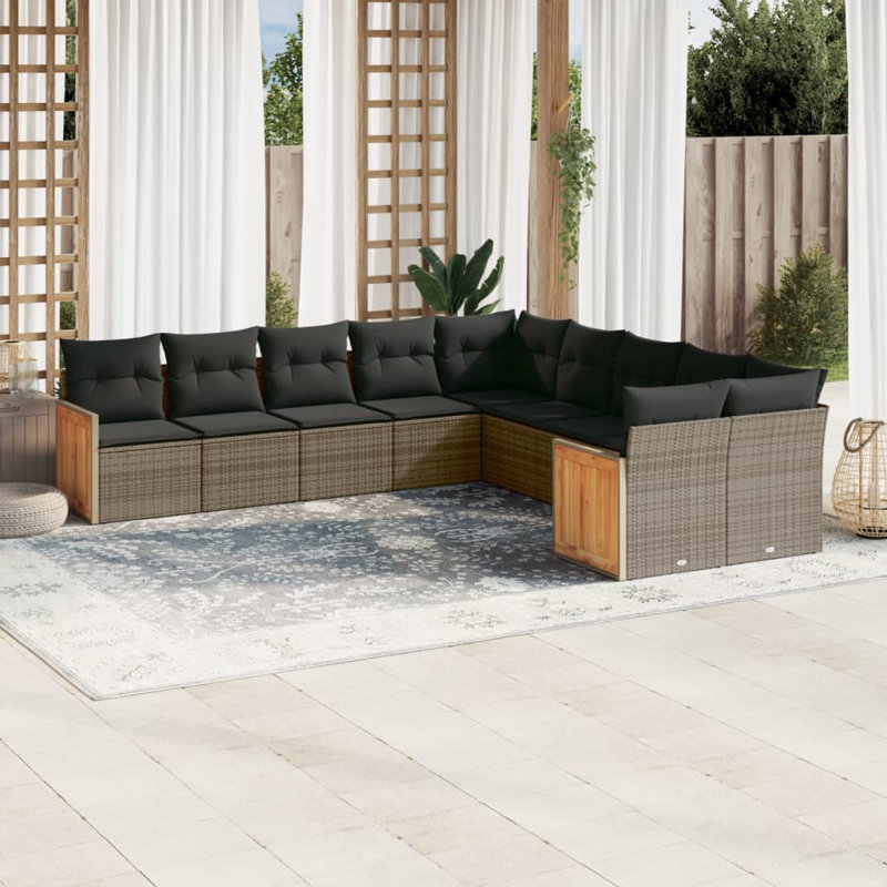 Ensemble de canapé de jardin Vidaxl