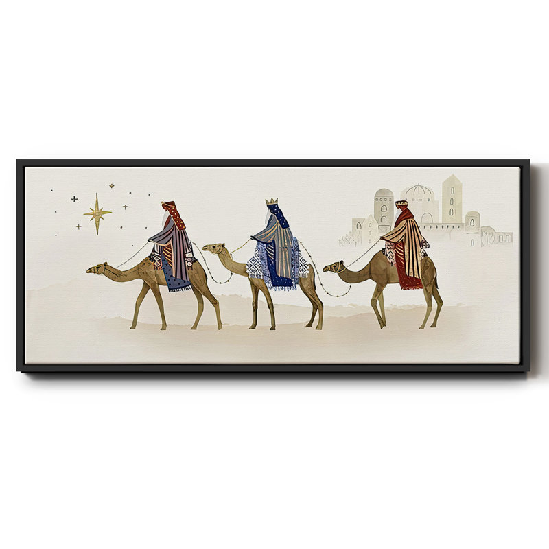 Collection Away in a Manger - Toile encadrée, H 20 po x l 50 po