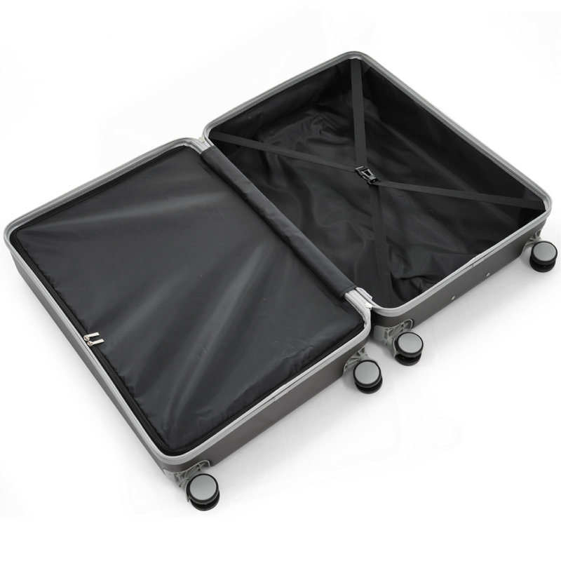 Ensemble de bagage 3 pièces, valises durables en ABS léger avec roulettes pivotantes et valise TSA, bagages de cabine et bagages de cabine (20 po / 24 po / 28 po)