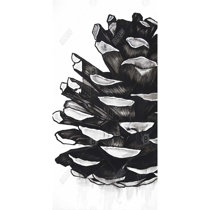 Pine cone - 15.75"x31.50" Desk mat