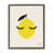 Lemon with Eyelashes Framed Floater Canvas Wall Art by Jessica Beck-1493863258-1506778862