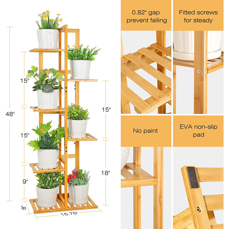 Support pour plante en bambou Mistye