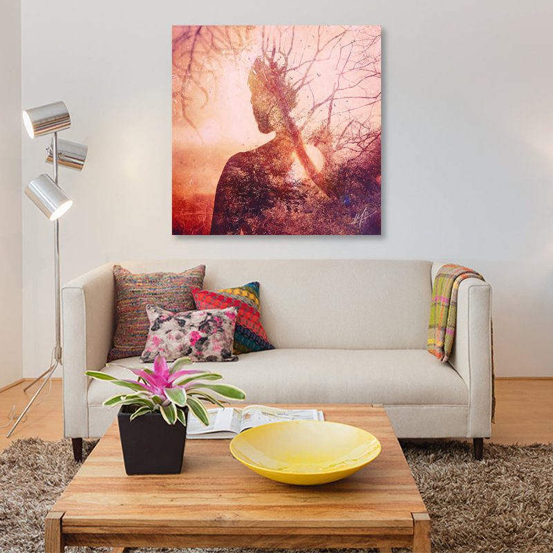 « maps », impression sur toile, H 18 po x l 18 po x P 1,5 po, Toile tendue, Pas de tapis
