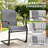 Outdoor Seat,Patio Dining Chairs Set Of 2