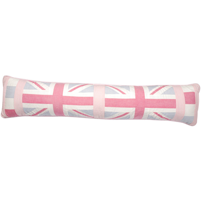 Gracelyn Draught Excluder, Black Chambray/Black Gingham/Off White