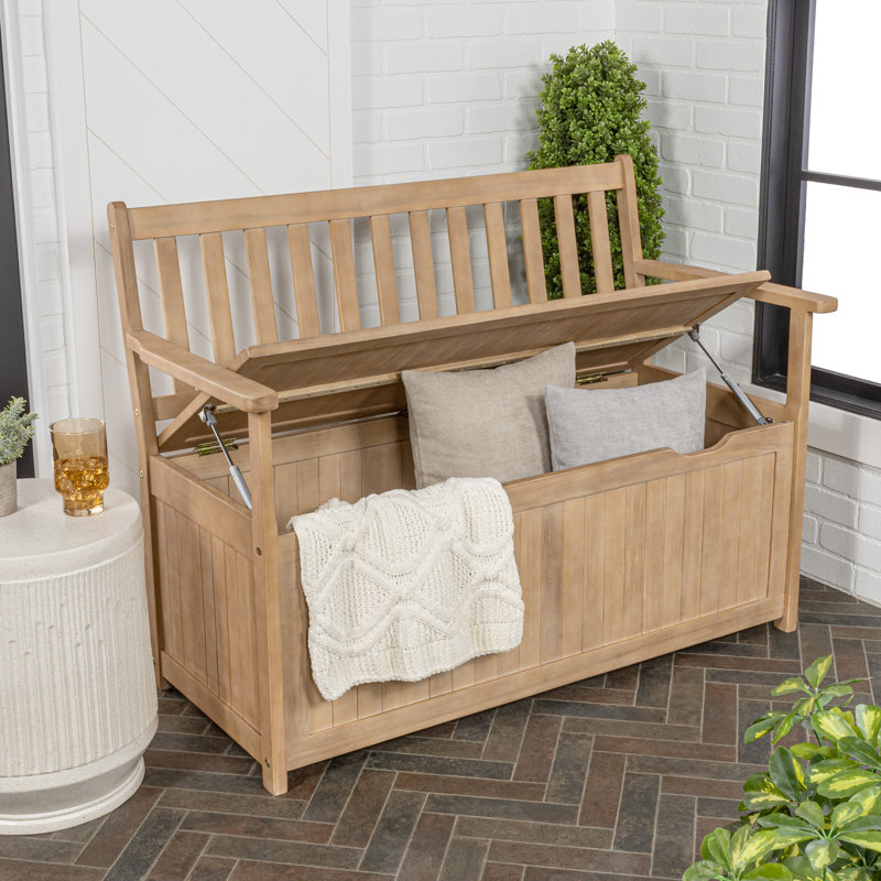 Sophie Solid Wood Acacia Outdoor Bench