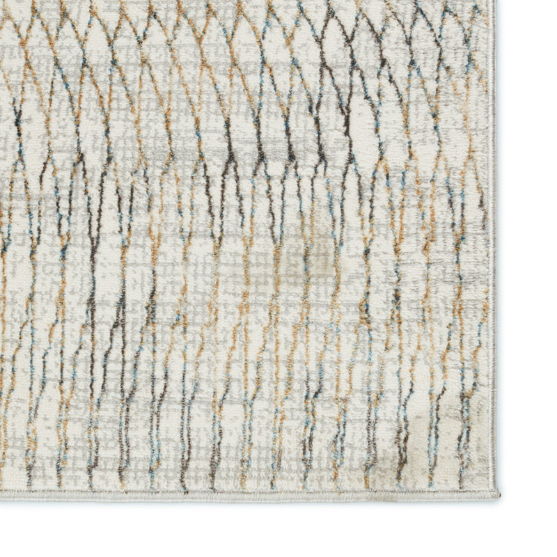 Tapis ivoire / gris Maranto, Rectangle 9 pi 10 po x 14 pi