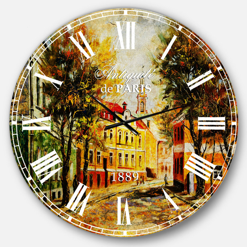 Ancienne horloge murale Vitebsk en automne, Surdimensionné