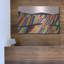 «Rainbow Fields II» par Regina Moore, art mural en métal-766742969