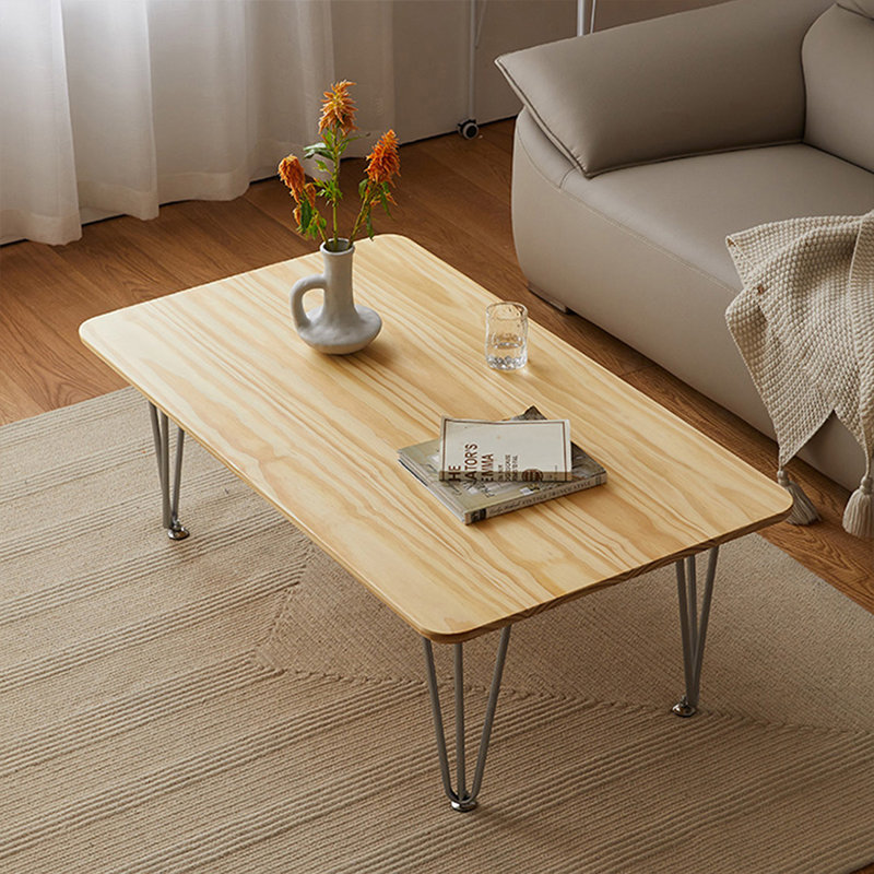 Table basse Burlywood, 16.54" H x 55.12" L x 23.62" W