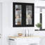 Vidaxl Kitchen Wall Cabinet Black 40 X 31 X 80 Cm Engineered Wood-121217671