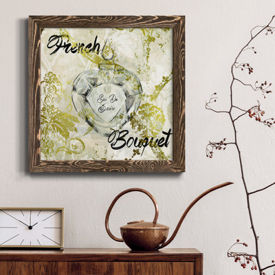 Bouquet français - Peinture sur toile encadrée