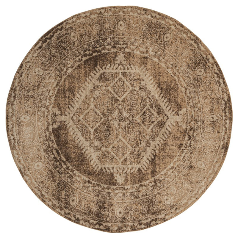 Southwestern Indoor / Outdoor Rug, Round 7'10"