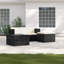 Myah 4 Seater Rattan Corner Sofa Set with Cover-1842741305