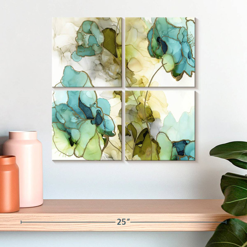Avery Flower Facets IV, H 18 po x l 18 po