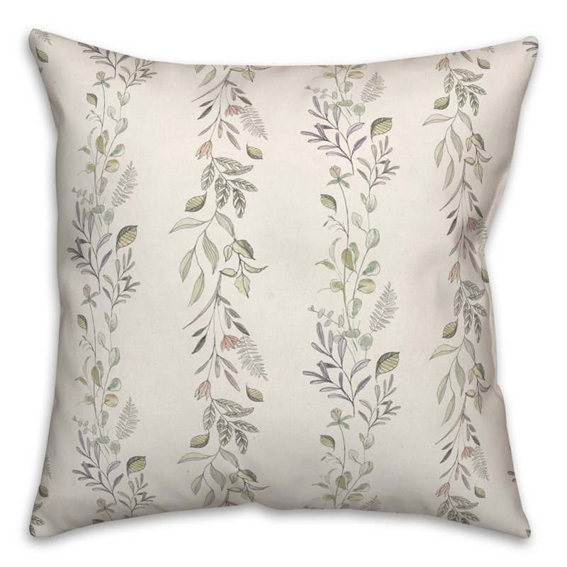 Coussin décoratif en polyester / mélange de polyester, Crème