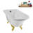 62" Streamline Clawfoot Tub,Tray,Drain, Clawfeet-101628980-102218225