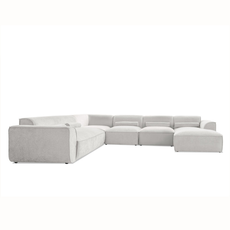 Flex Felix 8 Seater Corner Sofa , Beige, Left Hand Facing