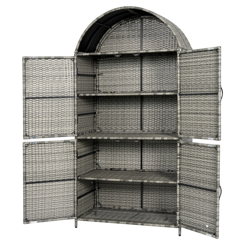 Armoire de rangement 72 po, Gris