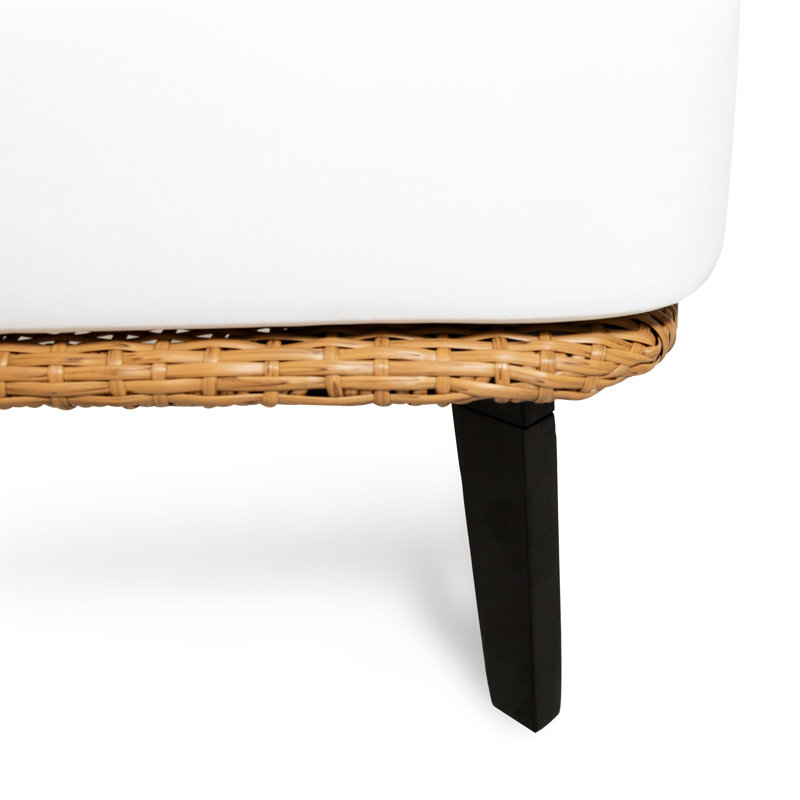 Club Chair For Outdoor Spaces - Modern And Construction Garden Chair Water- Cushions Iron Frame