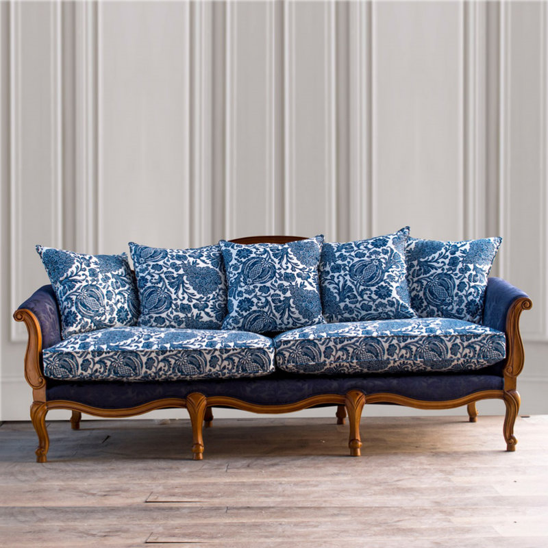 Minimalist Creative Blue Casual Sofa