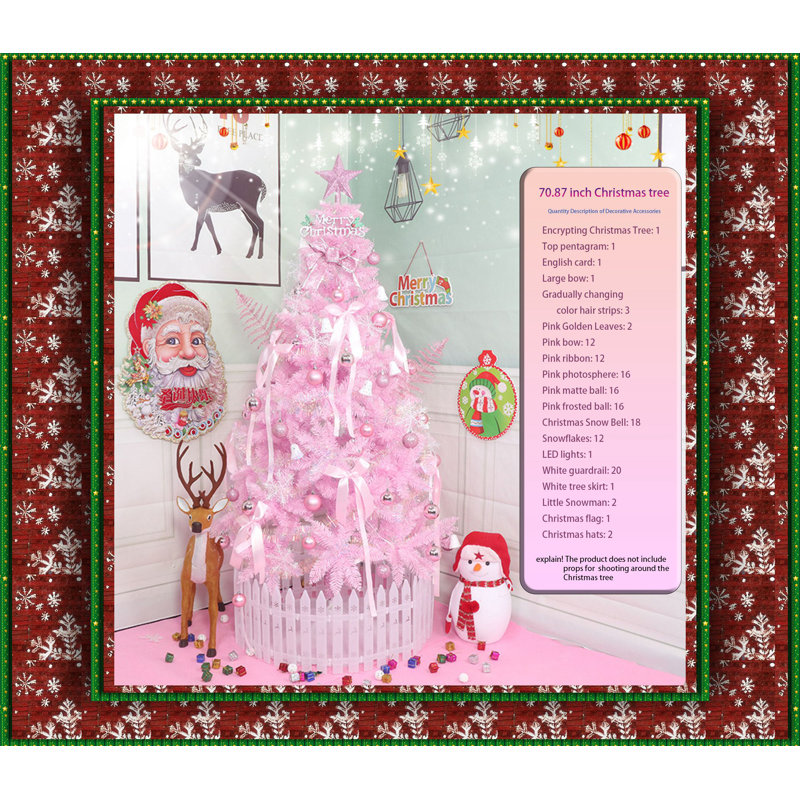 6FT Christmas Tree Pink