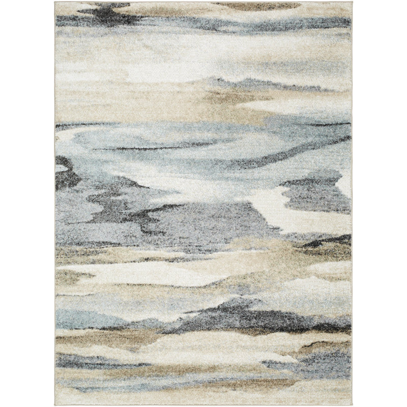 Braston Abstract Rug, Rectangle 7'10" x 10'