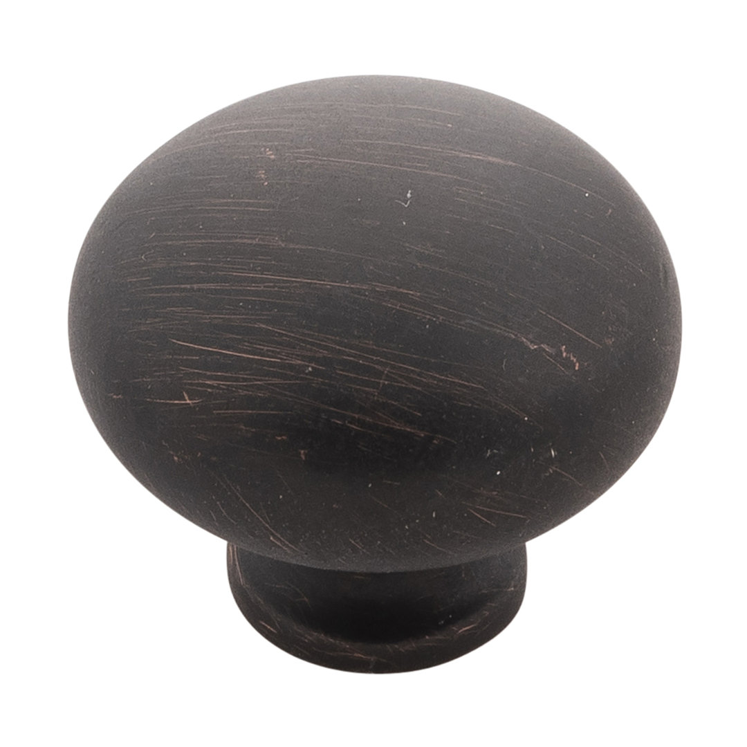 Cottage 1 1/4" Diameter Mushroom Knob Hickory Hardware 