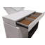 Ensemble de commode blanche et noire 54 "avec miroir Athlone 
