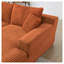Chaise longue 64 po x 46 po pour canapé-lit rembourré surdimensionné pour l'intérieur, canapé-lit, chaises de lecture, coussins moelleux en fausse fourrure pour canapé de salon-1944747856