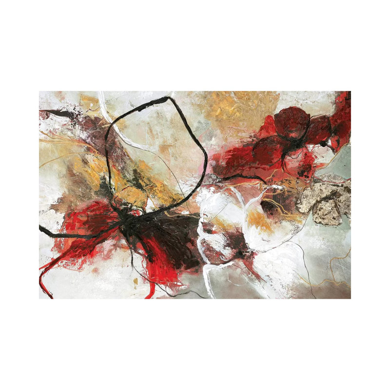 «Flower Fall», reproduction d'art sur toile tendue, H 18 po x l 26 po x P 1,5 po