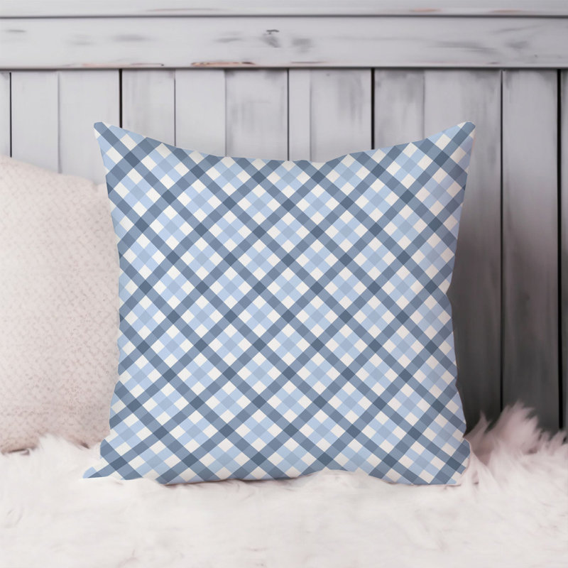 Blue Plaid VIII Modern