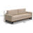 Dome Sofa With 2 Accent Pillows, Solid Wood-102361207-123532578