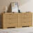 3-Drawer 31.5'' W Fluted Nightstand with Outlets, Wood Storage Bedside Table
