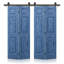 Portes de grange doubles en panneaux de fibres à densité moyenne composites avec ensemble de quincaillerie d'installation-86925209-86925210