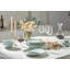 French Perle Scallop Ice Blue 12Pc Dinnerware Set