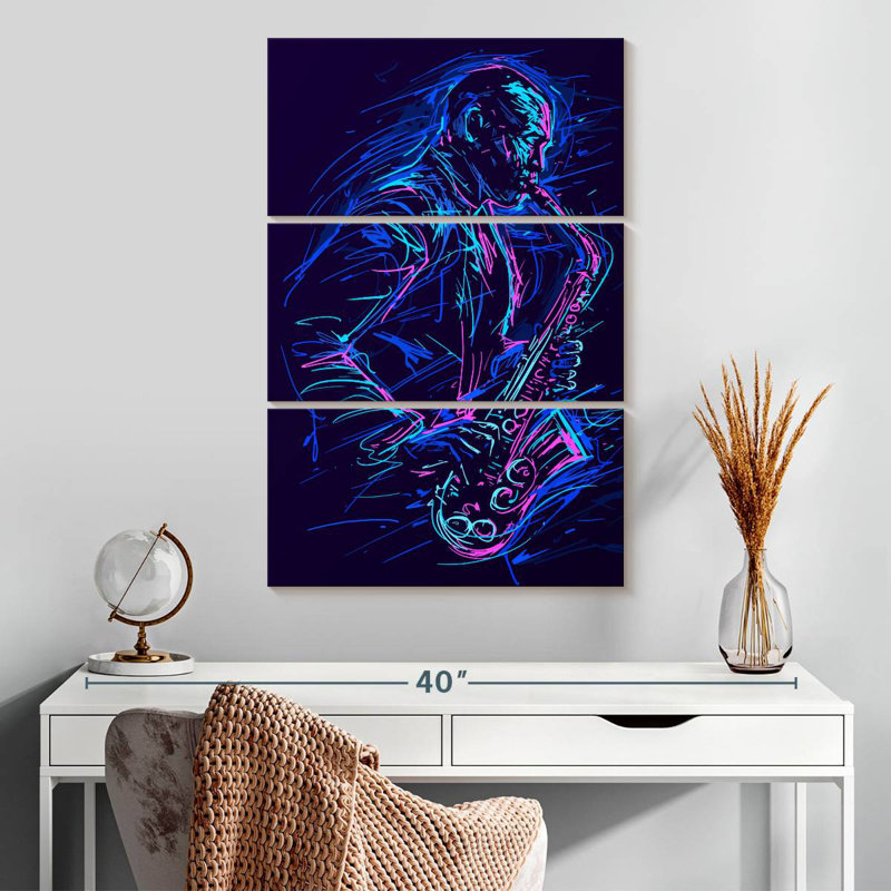 Abarca Abstract Jazz, 32" H x 20" W