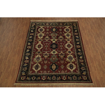 Luxurious Handcrafted Traditional Oriental Area Rug 9x12
