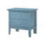 Teal Elegance Nightstand With Drawers