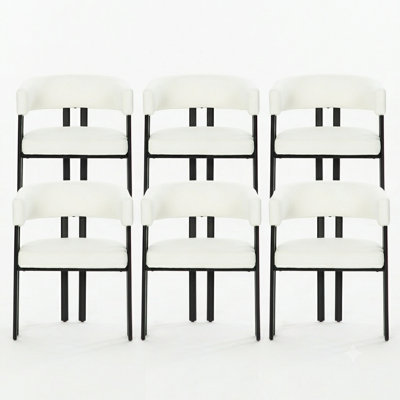 Modern imitation leather dining chair