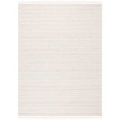 Tanyla Hand Woven Jute, Wool Striped Rug